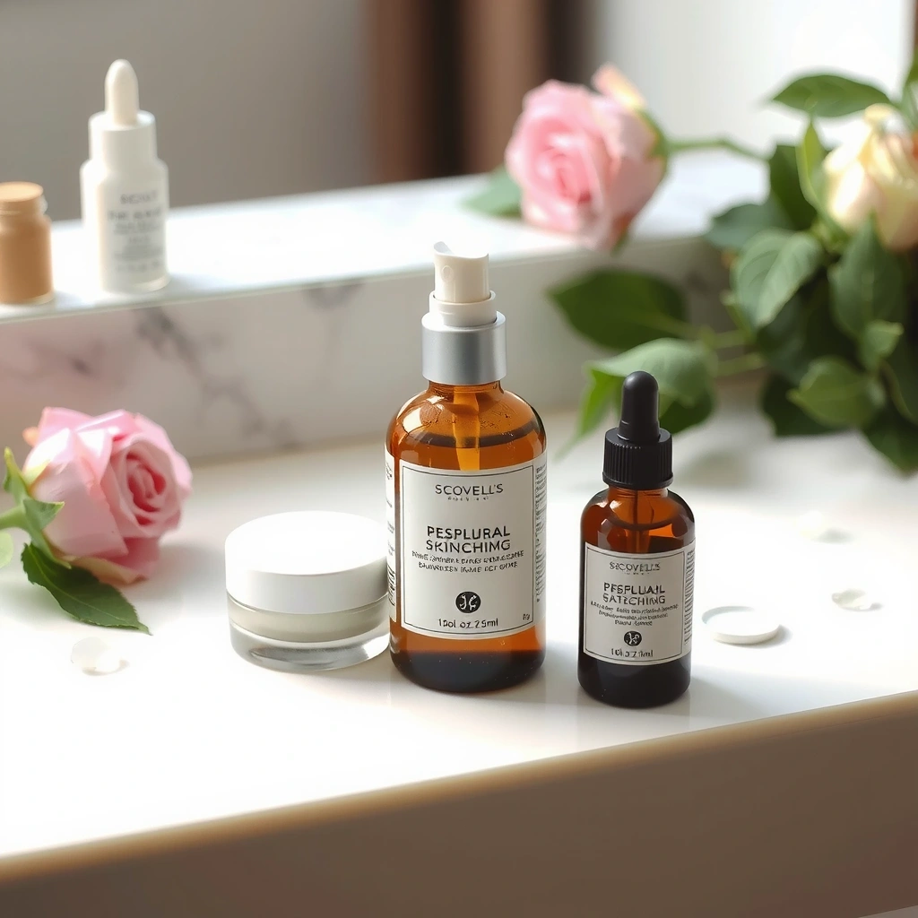 Natural beauty and skincare products for radiant skin